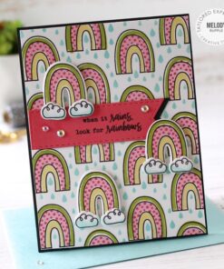 Alternative view of TAYLORED EXPRESSIONS - CHASING RAINBOWS STENCIL