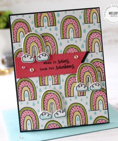 Alternative view of TAYLORED EXPRESSIONS - CHASING RAINBOWS STENCIL