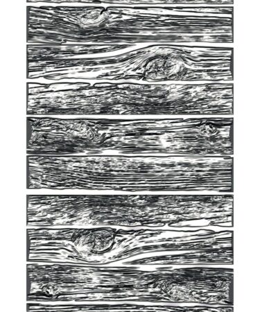 Sizzix 3D Texture Fades Embossing Folder By Tim Holtz - Mini Lumber