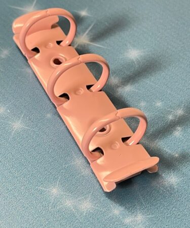 IL NEGOZIO DELLA MAMMA DI CLE -BLOCCO ANELLI 2 CM DI DIAMETRO COLOR PASTEL - ROSA