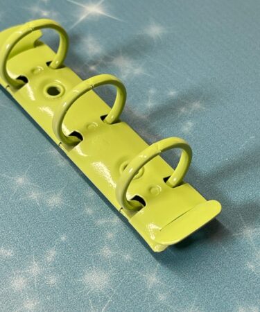 IL NEGOZIO DELLA MAMMA DI CLE -BLOCCO ANELLI 2 CM DI DIAMETRO COLOR PASTEL - VERDE