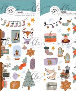 IL NEGOZIO DELLA MAMMA DI CLE - GLI ABBELLIMENTI DELLA CLE - COLLEZIONE IL NATALE CHE AMO DI PIÙ - PUFFY STICKERS