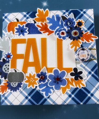 MINI ALBUM CON MARIELLA- KIT DI OTTOBRE- PRODOTTO CONTENITORE