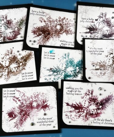 CARD QUASI ACQUERELLATE. - PRODOTTO CONTENITORE