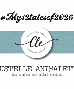 LE FUSTELLE DELLA CLE -ABBONAMENTO MENSILE CON spese di spedizione