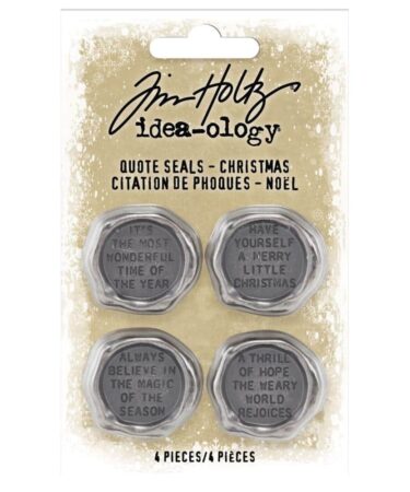 Idea-Ology SIGILLI IN METALLO 4 pezzi - Christmas