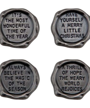 Alternative view of Idea-Ology SIGILLI IN METALLO 4 pezzi - Christmas