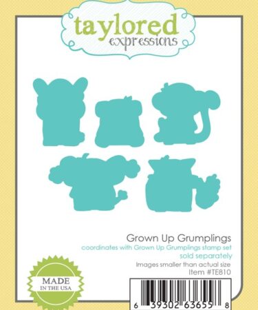 TAYLORED EXPRESSIONS- set di fustelle Grown Up Grumplings
