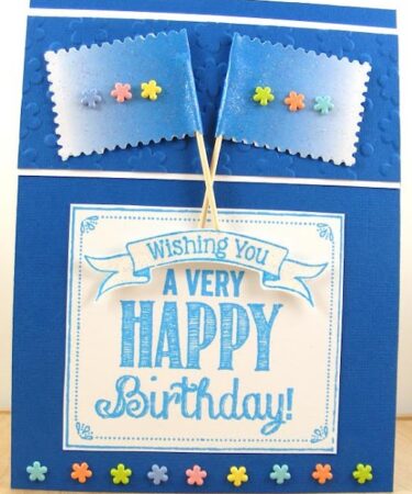 HAMPTON HEART - timbro in legno Birthday