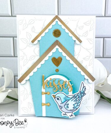 Alternative view of HONEY BEE- Set di fustelle Bird House A2 Card Base