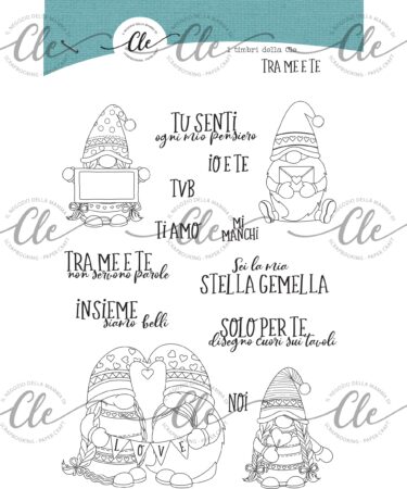 IL NEGOZIO DELLA MAMMA DI CLE -I TIMBRI DELLA CLE - COLLEZIONE TRA ME e TE