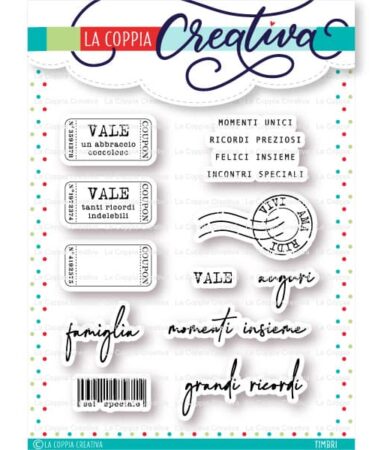 LA COPPIA CREATIVA - Set di timbri Momenti Unici