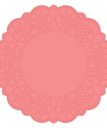 Alternative view of HONEY BEE - fustelle Delicate Doily Card Base