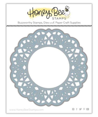 HONEY BEE - fustelle Delicate Doily Card Base
