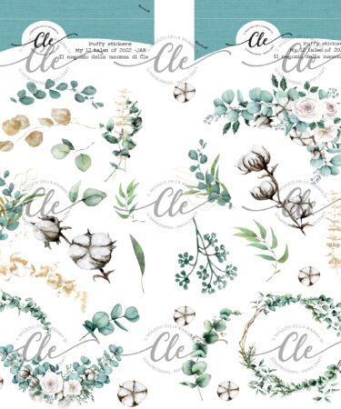 IL NEGOZIO DELLA MAMMA DI CLE - GLI ABBELLIMENTI DELLA CLE - MY 12 TALES OF 2022 –GENNAIO- PUFFY STICKERS