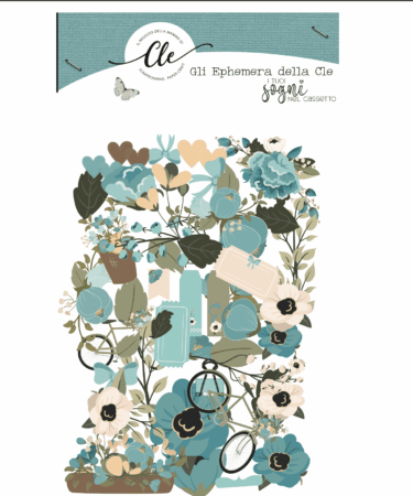 IL NEGOZIO DELLA MAMMA DI CLE -GLI ABBELLIMENTI DELLA CLE - COLLEZIONE I TUOI SOGNI NEL CASSETTO- EPHEMERA