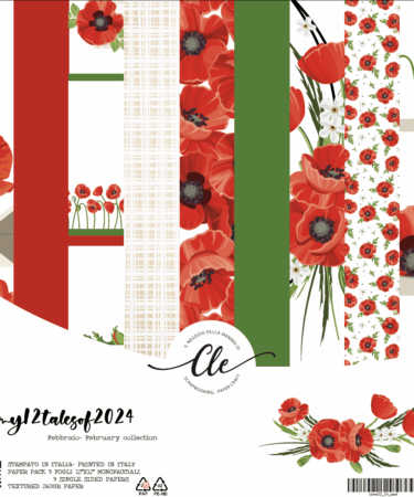 IL NEGOZIO DELLA MAMMA DI CLE - LE CARTE DELLA CLE - MY 12 TALES OF 2024 - FEBBRAIO  PAPER PACK