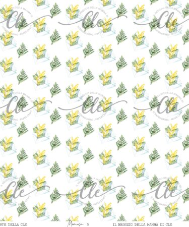 IL NEGOZIO DELLA MAMMA DI CLE - LE CARTE DELLA CLE - COLLEZIONE MIMOSA, CARTA NUMERO 5