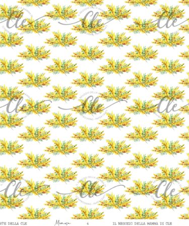 IL NEGOZIO DELLA MAMMA DI CLE - LE CARTE DELLA CLE - COLLEZIONE MIMOSA, CARTA NUMERO 6