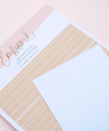 Alternative view of LORA BAILORA - Embossing folder 6"x 8,25" COSTURA