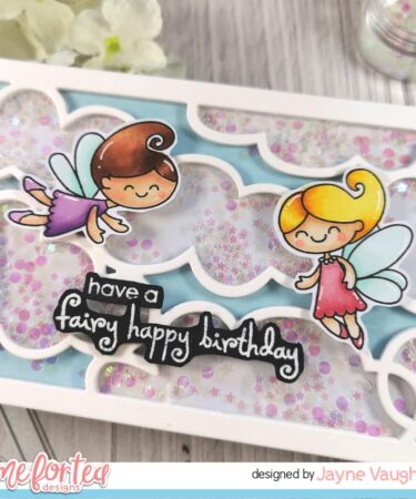 Alternative view of Time For Tea Designs Skies the Limit Slimline Metal Dies