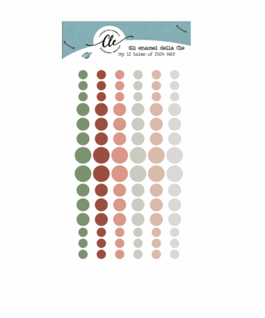 IL NEGOZIO DELLA MAMMA DI CLE - GLI ABBELLIMENTI DELLA CLE – MY 12 TALES OF 2024- MAGGIO - ENAMEL