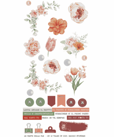 IL NEGOZIO DELLA MAMMA DI CLE - GLI ABBELLIMENTI DELLA CLE – MY 12 TALES OF 2024 - MAGGIO- STICKERS 6X12