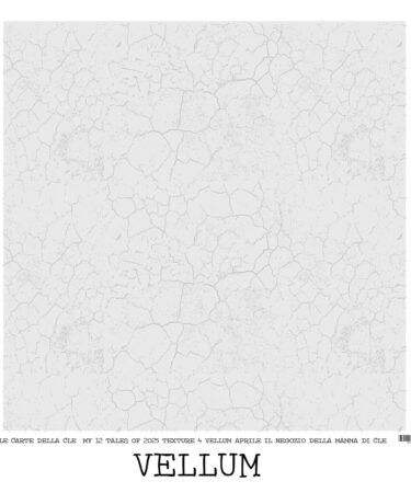 IL NEGOZIO DELLA MAMMA DI CLE – LE CARTE DELLA CLE – MY 12 TALES OF 2025 APRILE – TEXTURE 4 VELLUM – FOILIZZABILE