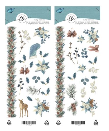 IL NEGOZIO DELLIL NEGOZIO DELLA MAMMA DI CLE - GLI ABBELLIMENTI DELLA CLE – MY TALES OF  2025- DICEMBRE PUFFY STICKERS