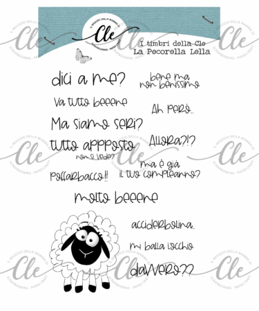 IL NEGOZIO DELLA MAMMA DI CLE- I TIMBRI DELLA CLE - LELLA LA PECORELLA TIMBRI