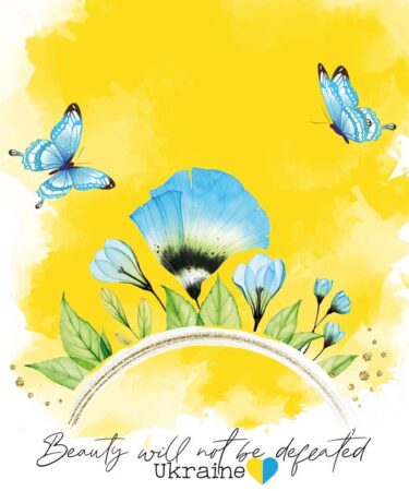 IL NEGOZIO DELLA MAMMA DI CLE - CARTE DIGITALI - BEAUTY WILL NOT BE DEFEATED FOR UKRAINE  6 CARTE DIGITALI