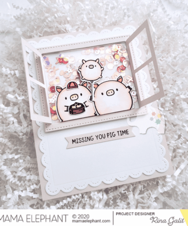 Alternative view of MAMA ELEPHANT- set di fustelle ZODIAC PIG