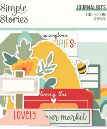 SIMPLE STORIES- COLLEZIONE FULL BLOOM - JOURNAL BITS