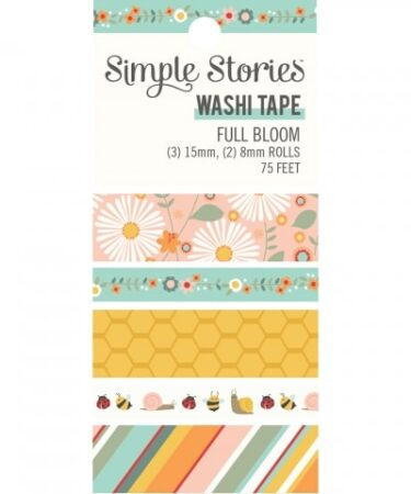 SIMPLE STORIES- COLLEZIONE FULL BLOOM - WASHI TAPE
