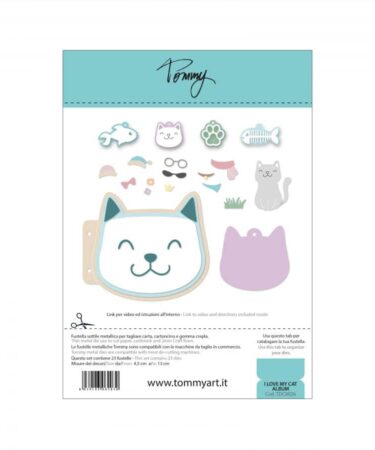 TOMMY ART - fustella – I love my cats ALBUM