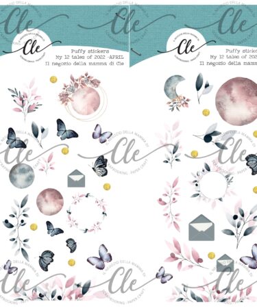 IL NEGOZIO DELLA MAMMA DI CLE - GLI ABBELLIMENTI DELLA CLE - MY 12 TALES OF 2022 – APRILE - PUFFY STICKERS