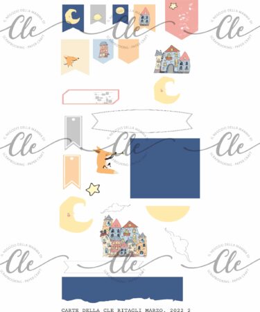 IL NEGOZIO DELLA MAMMA DI CLE - LE CARTE DELLA CLE - MY 12 TALES OF 2022 - MARZO - RITAGLIABILI NUM 2