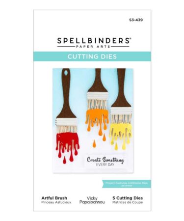 Spellbinders Etched Dies By Vicky Papaioannou -Paint Your World Artful Brush