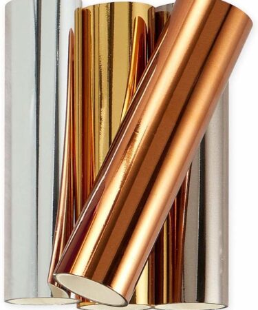 Spellbinders Essential Metallics Glimmer Hot Foil Variety Pack (4 rotoli)