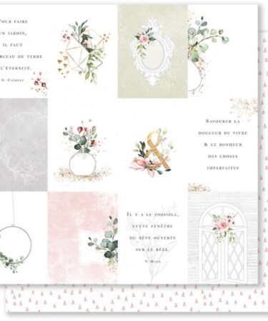 Mes Ptits Ciseaux - Collezione Cottage CARTA NUM. 6