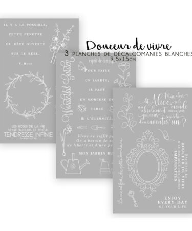 Mes Ptits Ciseaux - Collezione Cottage DECALCOMANIE