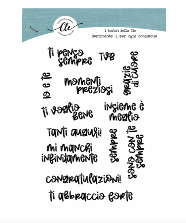 IL NEGOZIO DELLA MAMMA DI CLE - I TIMBRI DELLA CLE - SENTIMENTS 1