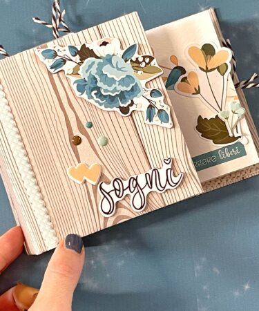 MINI ALBUM I TUOI SOGNI NEL CASSETTO- PRODOTTO CONTENITORE