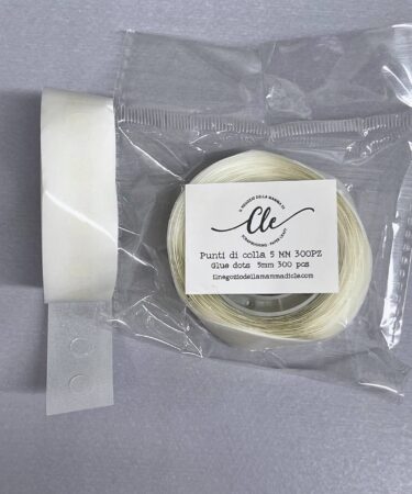 IL NEGOZIO DELLA MAMMA DI CLE - PUNTI COLLA FORTE 5 MM 300 PZ