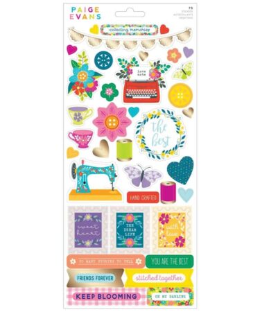 Paige Evans Splendid Stickers 6"X12" Sheet 75/Pkg - Accents & Phrases
