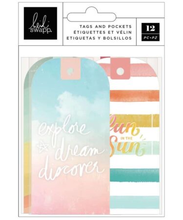 Heidi Swapp Sun Chaser Tag Set 12/Pkg