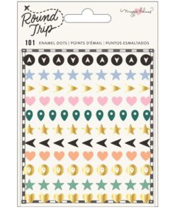 Maggie Holmes Round Trip Enamel Dots 101/Pkg