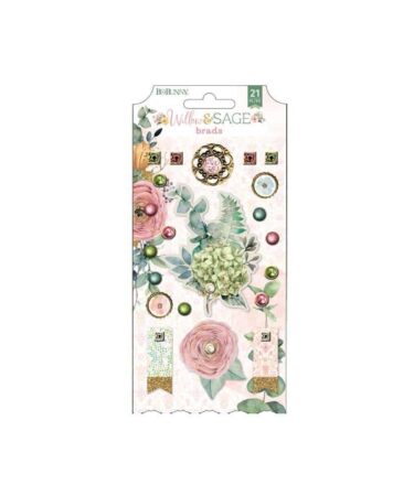 Willow & Sage Brads 21/Pkg
