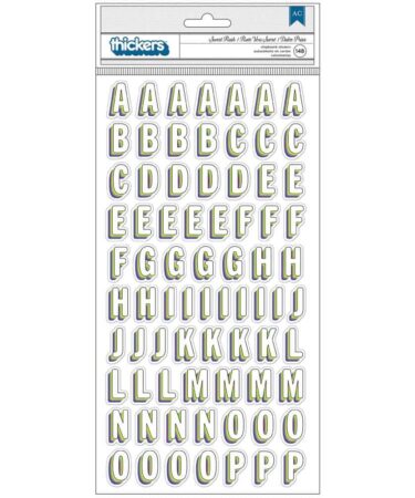 Vicki Boutin Sweet Rush Thickers Stickers 148/Pkg
Sweet Rush Alpha/Chipboard
