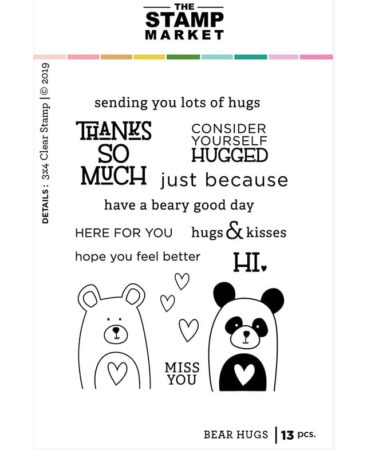 THE STAMP MARKET - Clear Stamp Bear Hugs 3x4"
